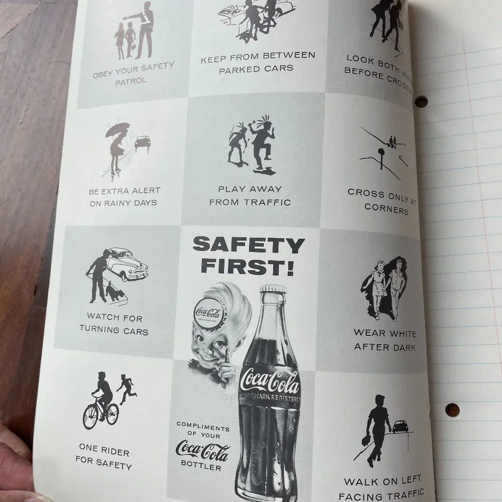 NEW 1950s Vintage Coke = Coca Cola Notebook